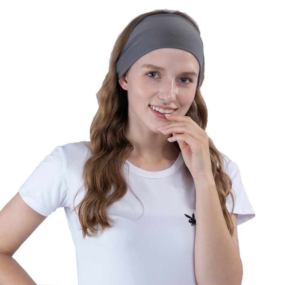 8290 Wide Elastic Thick Turban Headbands, 10 Pack Black and White Yoga - Picture 3 of 6